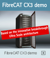 FibreCAT CX3 disk systems flash animation