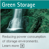 Reducing power consumptions of storage environments