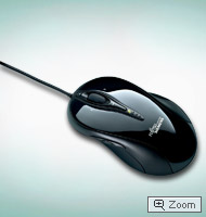 ZOOM - Laser Mouse GL5600 Piano Black