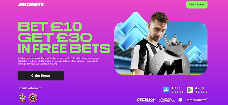 Midnite sportsbook is one of the best new betting sites UK has to offer.